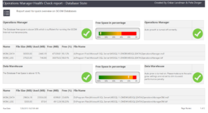 SCOM Health Check reports V3.