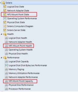 Cross platform management pack for monitoring NFS mount points on Solaris.